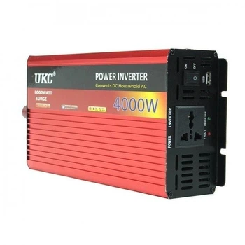 Инвертор Преобразователь напряжения AC/DC UKC 12V / 220V / 4000 вт