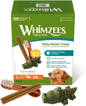 Ласощі Whimzees Variety Value Box Набір для собак L 14 шт (8718627754993)