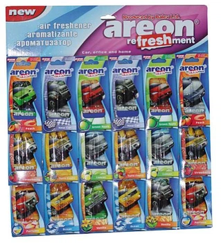 Освіжувач повітря гель AREON-VIP "АВТО" MIX на планшеті 8.5мл