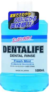 Ополіскувач для ротової порожнини Rocket Soap Dentalife Dental Rinse Fresh Mint Свіжа м'ята 1 л (4571113807887)