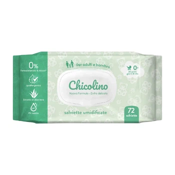 Вологі серветки Chicolino New алое вера 72 шт