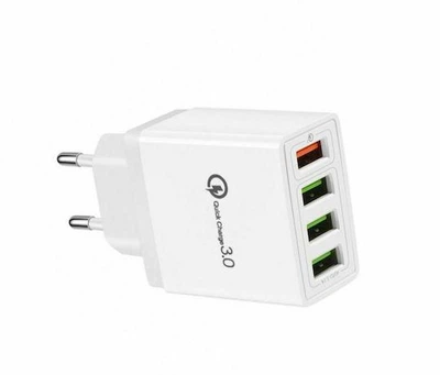 Блок питания - зарядное устройство 4 порта Qualcomm Quick Charge QC-04