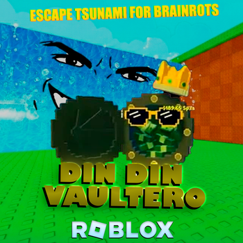 Брейнрот Дін Дін Волтеро (Din Din Vaultero) Brainrot - Roblox (Escape Tsunami For Brainrots)