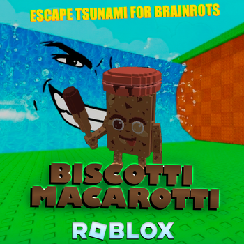 Брейнрот Біскотті Макаротті (Biscotti Macarotti) Brainrot - Roblox (Escape Tsunami For Brainrots)