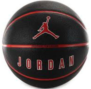 Мяч баскетбольный Nike JORDAN ULTIMATE 2.0 8P DEFLATED BLACK/FIRE RED/WHITE/FIRE RED size 7 J.100.8254.017.07