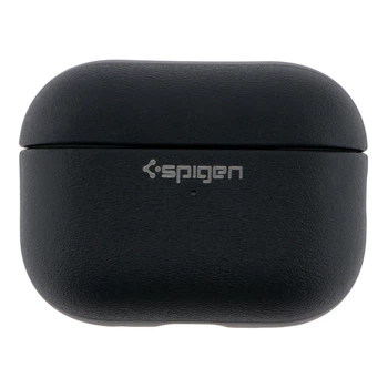 Футляр TPU Spigen Leather Armor для Airpods Pro 2 Black