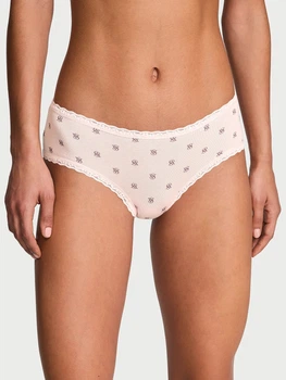 Хлопковые женские трусики чикини розовые Victoria's Secret QCS82 размер L