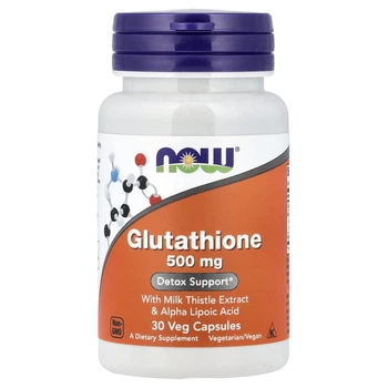 Глутатіон Now Foods (Glutathione) 500 мг 30 капсул (NOW-00175)