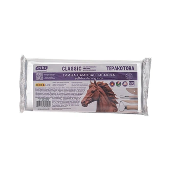 Самозатвердевающая масса ZiBi Classic 500 гр, терракотовая ZB.6292