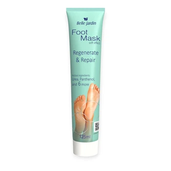 Маска Belle Jardin для потрескавшихся пяток Foot Mask Regeneration Repair с мочевиной и пантенолом, 125 мл