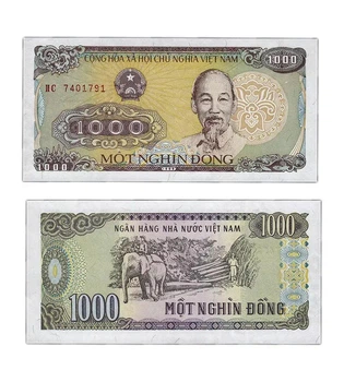 Банкнота 1000 донг В'єтнам 1988 рік UNC