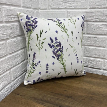 Подушка Bouquet lavender панама 40х40 см разноцветная