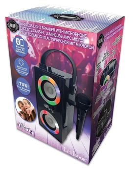 Портативна колонка Lexibook Bluetooth зі світлом і мікрофоном (BTP180BKZ)