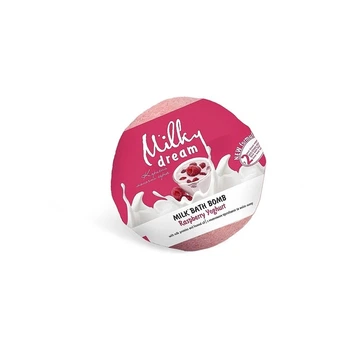 Бомбочка для ванн с малиновым ароматом Milky Dream
