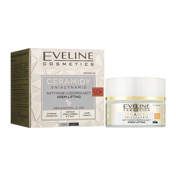 Подтягивающий крем для лица против сухости кожи и морщин 50+ Eveline Cosmetics