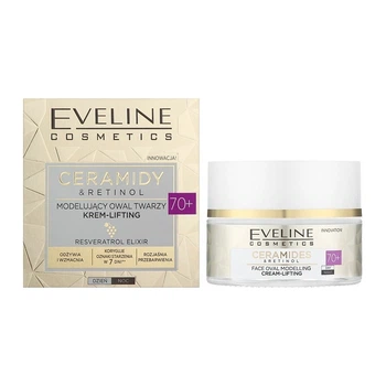 Крем для підтяжки овалу з керамідами 70+ Eveline Cosmetics