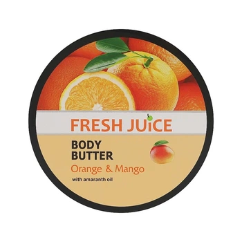 Крем для тела с маслом апельсина и манго Fresh Juice