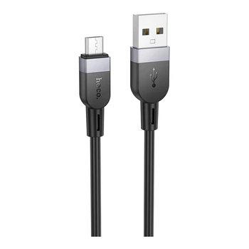 USB Hoco X109 Silicone Micro 2.4A 3m Черный
