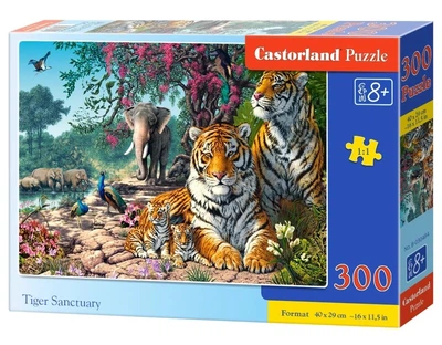 Пазл на 300 елементів "Заповідник тигрів" (B-30484), Castorland