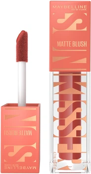 Рідкі матові рум'яна для обличчя Maybelline New York Sunkisser Matte Blush 39 Coastal Crush 4.7 мл (3600531710774)