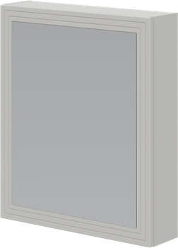 Wisząca szafka łazienkowa z lustrem Halmar Toreto 1D 60 x 15 x 70 cm Cashmere (5905248133686)