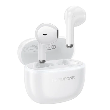 Блютуз Стерео Гарнитура Borofone FQ11 Белый