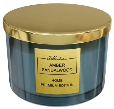 Свеча ароматизированная Pepco Home Amber Sandalwood (янтарь и сандаловое дерево), 1 кг