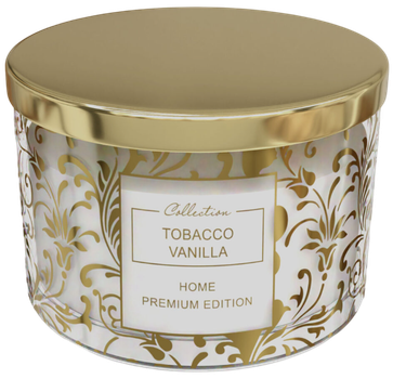 Свічка ароматизована Pepco Home Tobacco Vanilla (табак і ваніль), 1 кг