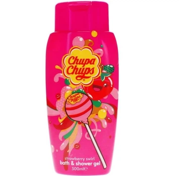 Гель для душу та купання Chupa Chups Strawberry Swirl з ароматом полуниці 300 мл