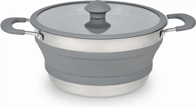 Garnek składany Platinet z gumowanymi uchwytami 3 l PCFP30 (5907595462983)