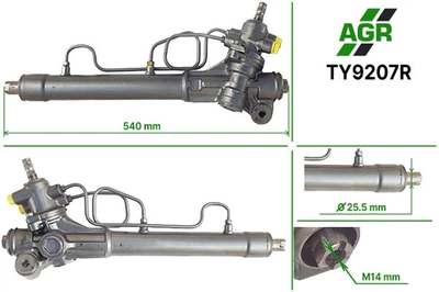 Рулевая рейка с ГУР, TOYOTA CELICA (ST20_, AT20_) 93-99, CELICA CABRIO (AT20_, ST20_), AGR (TY9207R)