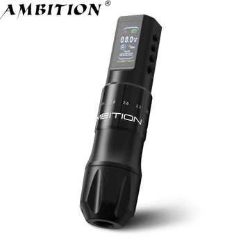 Тату машинка Ambition C2 PEN беспроводная 1600 мАч с регулируемым ходом 2.0–4.2 мм