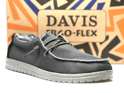 Чоловічі мокасини топсайдери Davis Ergo-Flex Canvas 42
