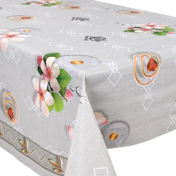 Клеенка рулонная на стол Baby face MA-5676 ПВХ 1.4х20 м Серый