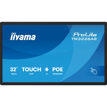 Монітор сенсорний 31.5" IIYAMA ProLite TW3226AS-B3P VA 1920x1080 60 Гц 500 кд/м² Android 14 Black