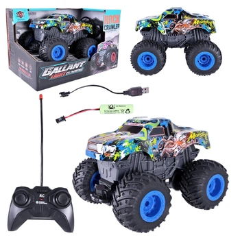 Гоночный джип на радиоуправлении XHX Toys 1:20 внедорожник с аккумулятором, резиновыми колесами и светом 000-019