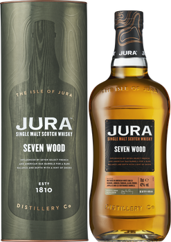 Віскі Jura Seven Wood 0.7 л 42% у подарунковій коробці (5013967012523)