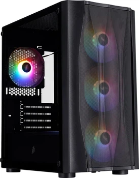 Корпус 1stPlayer X3-M-BK-4F1