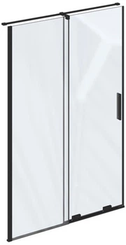Душові двері Ravak Roll RODP 2-120 Black/Transparent X08VG0300Z1