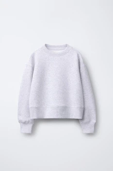 Базовий світшот Zara 0257/705 164см Сірий (00257705812164)
