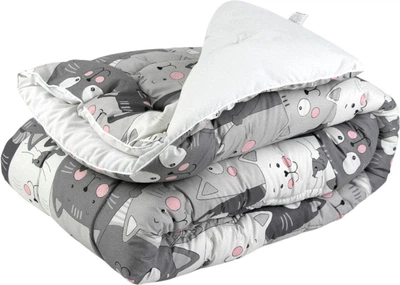 Одеяло Руно зимнее полуторное 140х205 с добавлением овечьей шерсти Cat Comfort Wool (Р321.52ПШУ_Cat Comfort Wool)