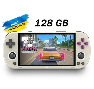 Портативная приставка TRIMUI SMART PRO 128Gb, 13000 игр / Игровая консоль (игры PSP, PS1) Retro Grey