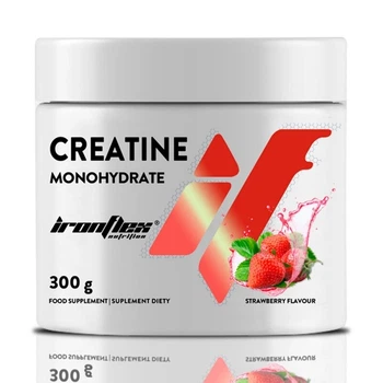 Креатин IronFlex Creatine Monohydrate, 300 грамм - Клубника