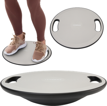 Балансувальна платформа Cornix кругла пластикова Grey/Black (XR-0443)