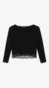 Джемпер однотонный женский GENUA G01106-0005 XS Черный shop (2000999386466)
