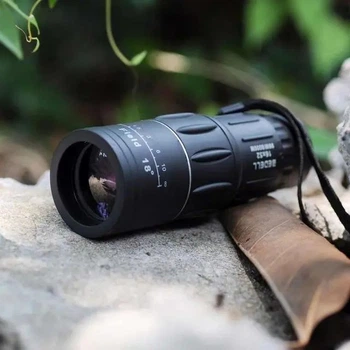 Монокуляр Bushnell 16x52 компактный легкий для наблюдений на природе зрительная труба для охоты (627551)