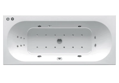 Гідромасажна ванна Ravak City Slim 180x80 Beauty Pro антик (GMSR1689)