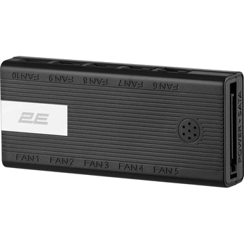 Модуль управления подсветкой 2E 2E-CONTR-V ARGB 10 fans 4pin, SATA +5V 3pin, пульт