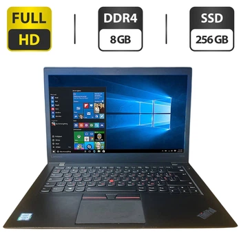 Ноутбук Lenovo ThinkPad T460s / 14" (1920x1080) TN / Intel Core i5-6300U (2 (4) ядра по 2.4 - 3.0 GHz) / 8 GB DDR4 / 256 GB SSD / Intel HD Graphics 520 / WebCam б/у