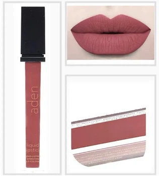 Aden Liquid Lipstick Помада рідка "Ottawa Garnet" (з шимером) No 18